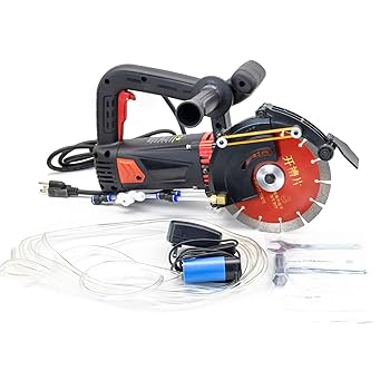 sazae　0804 VICSEC 8'' Electric Concrete Saw 4800W Wall Chaser Concrete